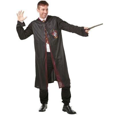 Costume adulto di Harry Potter + bacchetta magica