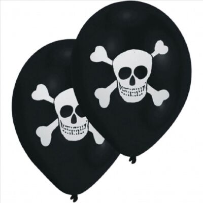 8 Skull Balloons