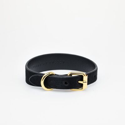 Panther Leather Collar-Medium Thin