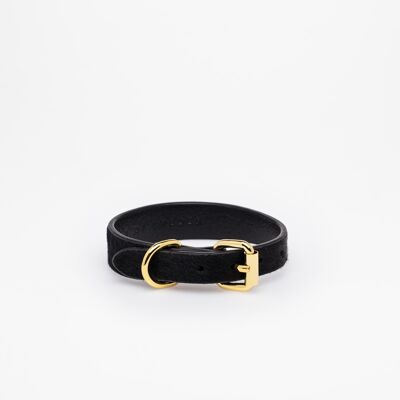 Panther Lederhalsband-Small Thin