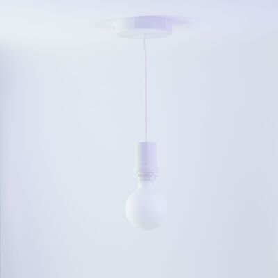 HEXA White – Spezielle Lampenschirme ausgestattet mit K.NEIN.P für WERKZEUGFREIE Montage am DCL