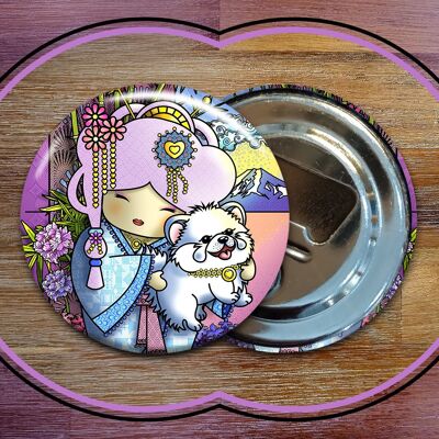 Bottle opener magnets - World Charming Dolls - YUKI