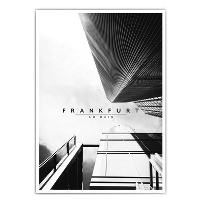 Hochhaus FFM Poster - Skyline Deko