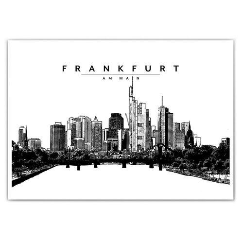 Frankfurt am Main Skyline Bild