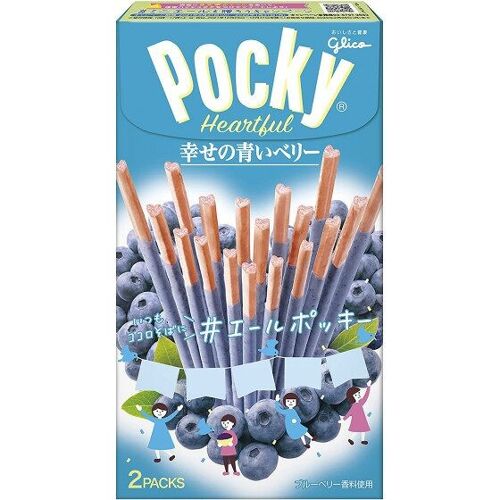 Pocky blueberry heartful