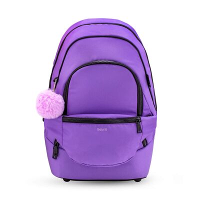 Mochila Premium & Riñonera Tulip Purple Schoolbag 2uds.