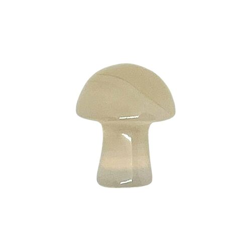 Crystal Mushroom, 2cm, Banded Agate