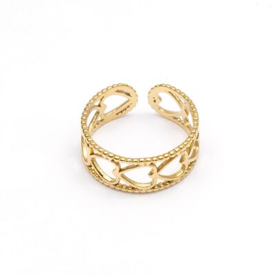 Ring stainless steel GOLD - R40156080299