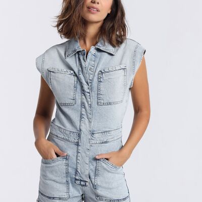 LOIS JEANS – Kurzer Denim-Jumpsuit |133118