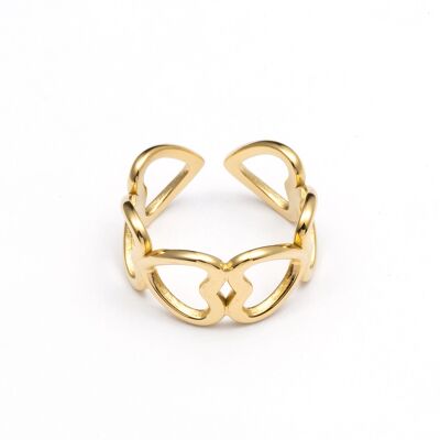 Anillo acero inoxidable ORO - R40164110350