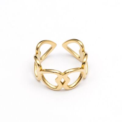 Ring stainless steel GOLD - R40164110350