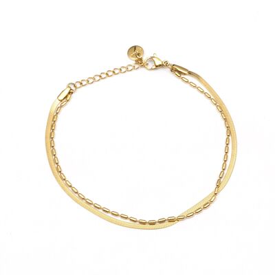 Pulsera acero inoxidable ORO - B50232070299