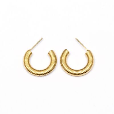 Earrings stainless steel GOLD - E60406120450
