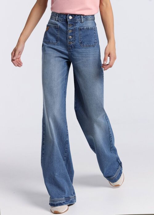 LOIS JEANS - Jeans | High Rise - Wide Leg |133146