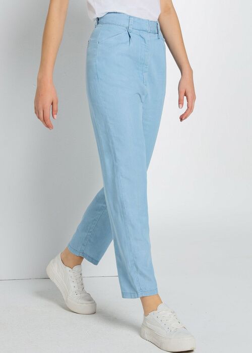 LOIS JEANS - Chino pants | High Rise - Loose Pleat |133147