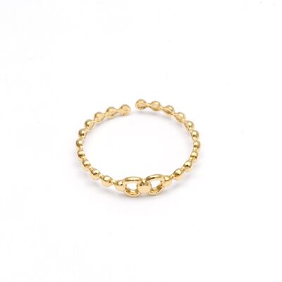 Anello in acciaio inox ORO - R40175110350