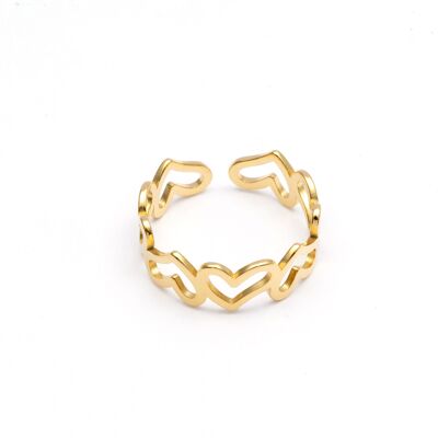 Ring stainless steel GOLD - R40181080299