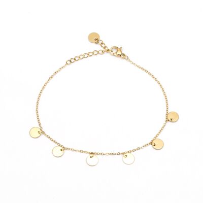 Bracelet stainless steel Gold - B50221105299