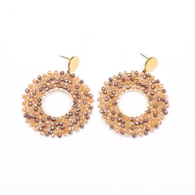 Earrings stainless steel GOLD - E60416095499