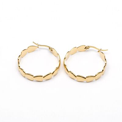 Earrings stainless steel GOLD - E60408130499