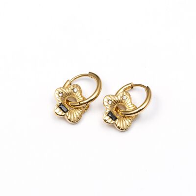 Earrings stainless steel GOLD - E60190130599