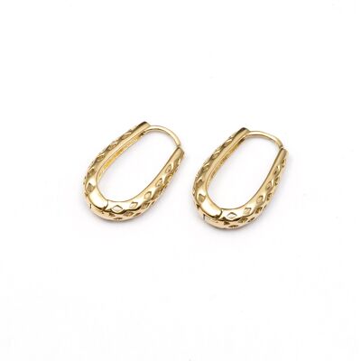 Earrings stainless steel GOLD - E60256130450