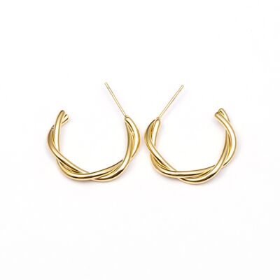 Earrings stainless steel GOLD - E60400095350