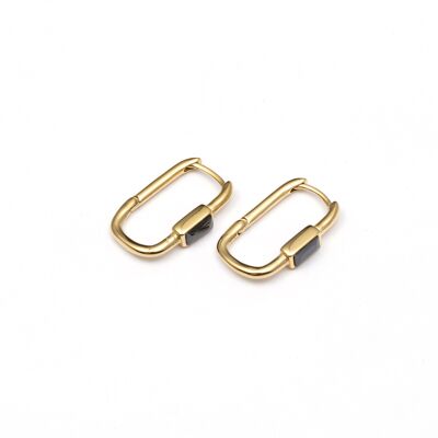 Earrings stainless steel GOLD - E60272140450