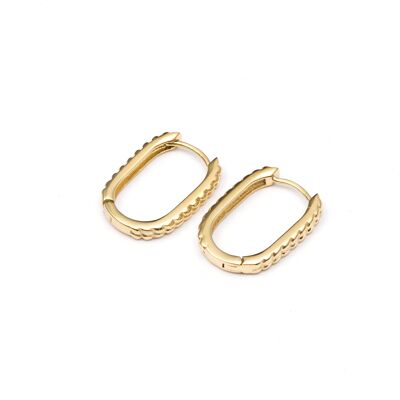 Earrings stainless steel GOLD - E60214110499