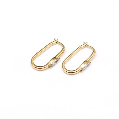 Earrings stainless steel GOLD - E60280130499