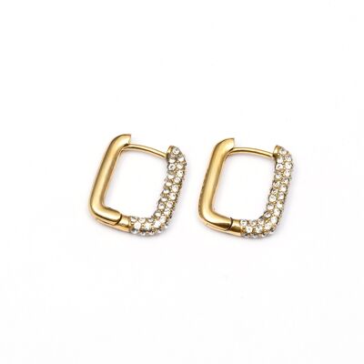 Earrings stainless steel GOLD - E60210160599