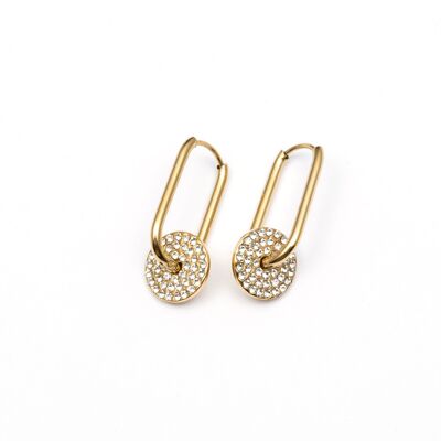 Earrings stainless steel GOLD - E60236140550