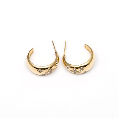 Earrings stainless steel GOLD - E60230160550