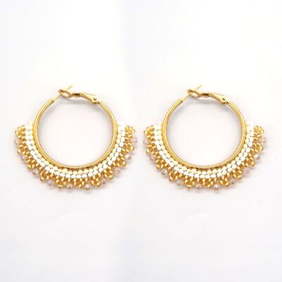 Earrings stainless steel GOLD - E60432075499