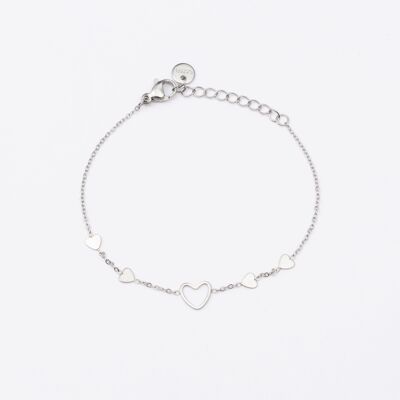 Bracelet stainless steel Silver - B50052065350