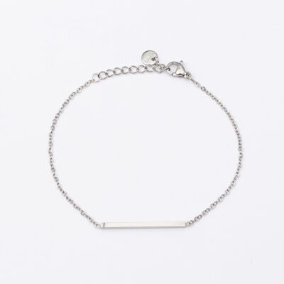 Bracelet stainless steel Silver - B50014050299