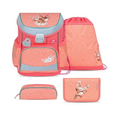 Set mochila escolar Mini-Fit Cute Doe 4 piezas