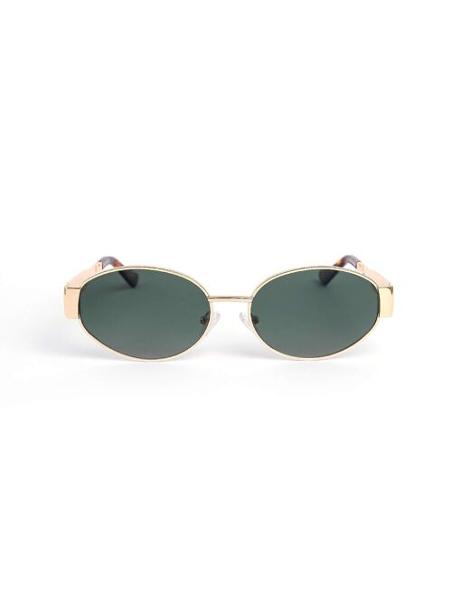 ANNAKEY TESSA GREEN GOLD SUNGLASSES