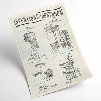 Affiche Inventions Toilettes 5