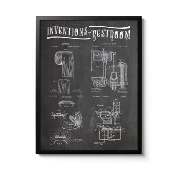 Affiche Inventions Toilettes 3