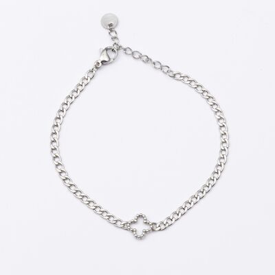 Bracelet stainless steel Silver - B50028055350