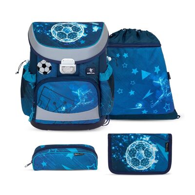Set mochila escolar Mini-Fit Footballer 4 piezas