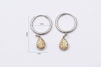 Boucles d'oreilles acier inoxydable ARGENT - E60345181699