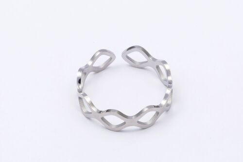 Ring stainless steel ZILVER - R40052050250