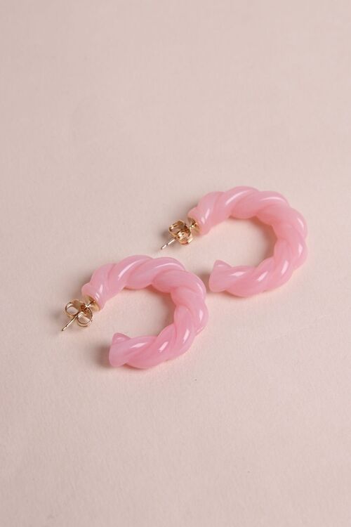 Boucles d'oreilles Roma - Baby Pink
