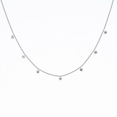 Necklace stainless steel SILVER - N80019070350