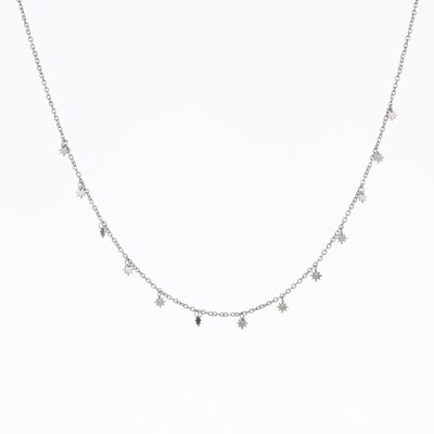 Necklace stainless steel SILVER - N80023080350