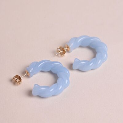 Roma Earrings - Baby Blue