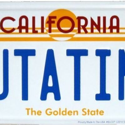 License Plate Outatime - Back to the Future - Back to the Future