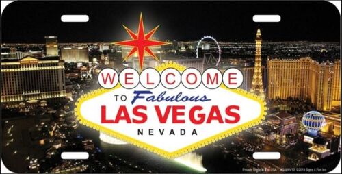 Nummernschild  Las Vegas Skyline